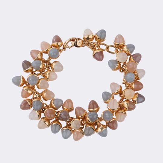 Rare 'Mikado Flamenco Cashmere' bracelet