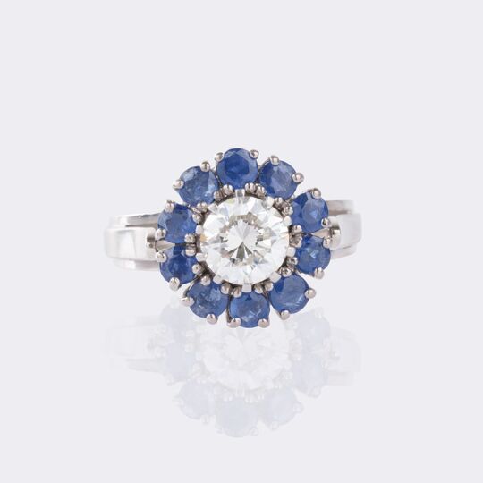 Brillant Saphir Ring