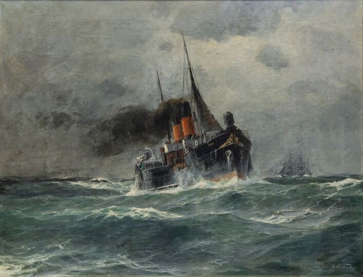 Paddle Steamer Edda