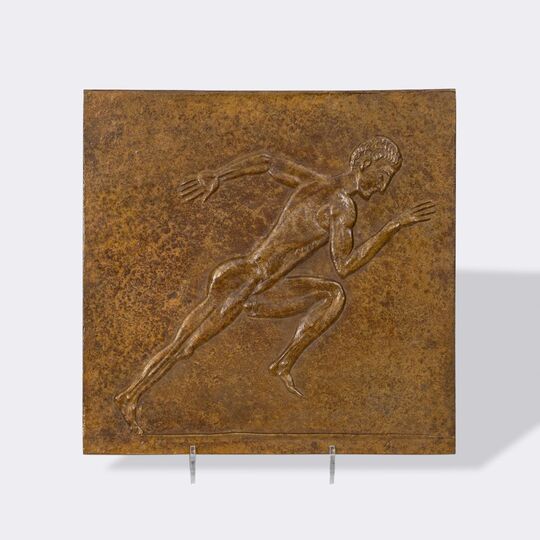 Relief eines Läufers