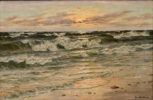 Seaside in the Evening