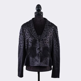 Boutique Blazer With Faux Pearls