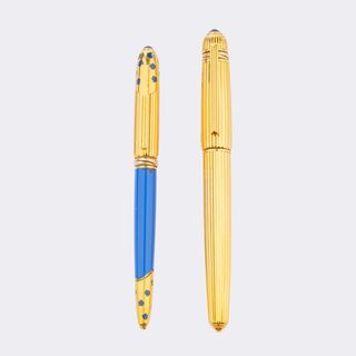 Writing Duo: Panthère Ballpoint Pen And Pasha Fountain Pen