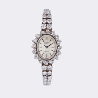 Damen-Armbanduhr mit feinen Diamanten