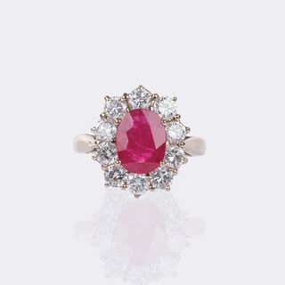 Rubin Brillant Ring