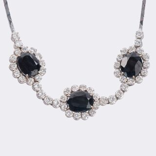 Saphir-Brillant Collier