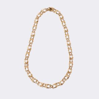 Seltenes Art-déco Goldcollier No. 249