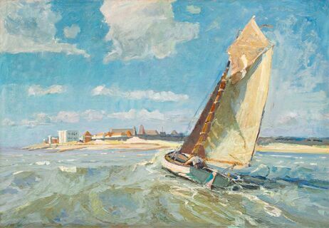 Sailing Boat off Norderney