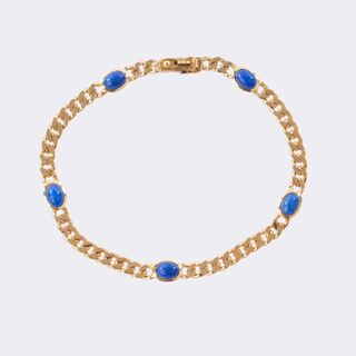 Panzerarmband mit Lapis Lazuli