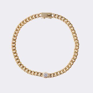 Brillant Panzerkette mit Armband