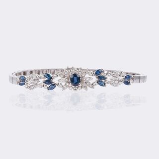Saphir-Diamant Armband
