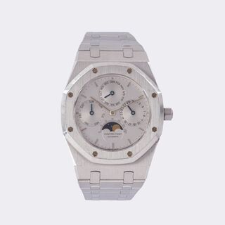 Einzigartige Herren-Armbanduhr 'Royal Oak' Ewiger Kalender in Platin
