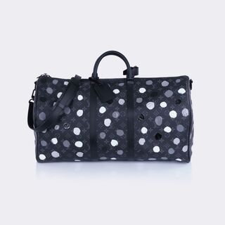 Limited Keepall 55 Bandoulière 'Monogram Eclipse' Yayoi Kusama Edition