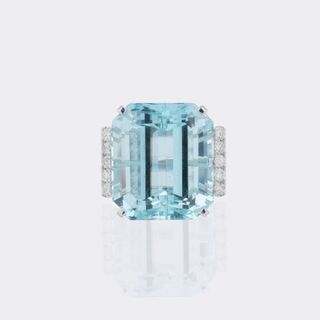 Aquamarin Brillant Cocktailring