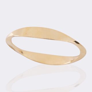 Moderner Gold Armreif