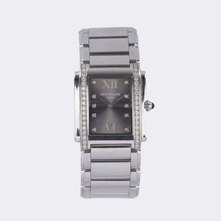 Damen-Armbanduhr 'Twenty-4' mit Diamanten