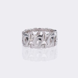 'Entrelacé' Double C Logo Ring