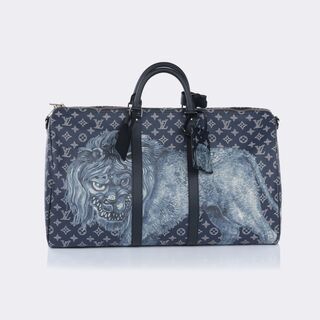 Limited Keepall 55 Bandoulière Jake and Dinos Chapman Edition