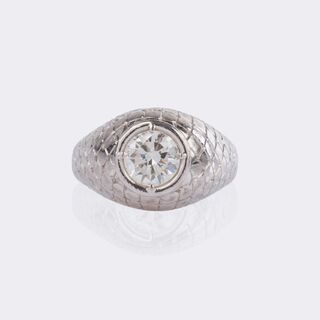 'Pharao' Solitär Ring