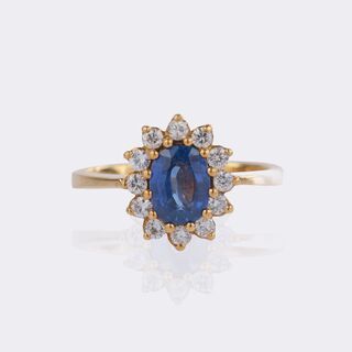 Brillant Saphir Ring