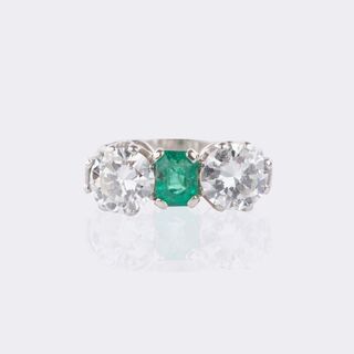 Smaragd Brillant Ring