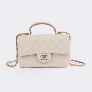 Timeless Mini Flap Bag mit Top Handle