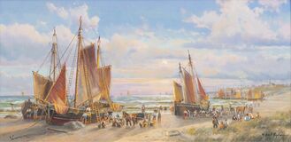 Fishing Boats on the Beach - image 1
