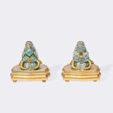 Paar ritueller Cloisonné-Gefäße - Bild 5