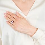 Ruby Diamond Cocktailring - image 5