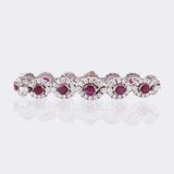 Ruby Diamond Bracelet - image 1