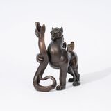 A Candlestick 'Griffin and Snake' - image 2