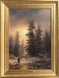 Hunting in a Winter Forest - image 2