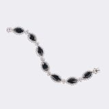 Saphir Brillant Schmuckset: Collier und Armband - Bild 3