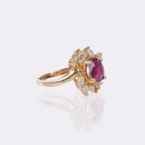 Rubin Diamant Ring - Bild 2