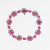Ruby ​​Diamond Bracelet - image 1