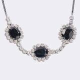 Saphir-Brillant Collier - Bild 1