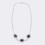 Saphir-Brillant Collier - Bild 2