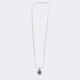Emerald Diamond Pendant - image 2