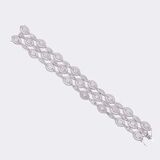 Armband mit hochkarätigem fein-weißen Diamant-Besatz - Bild 2