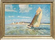 Sailing Boat off Norderney - image 2