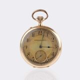 Taschenuhr mit Goldkette - Bild 1