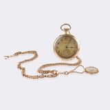Taschenuhr mit Goldkette - Bild 5
