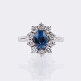 Saphir Brillant Ring - Bild 1