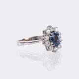 Saphir Brillant Ring - Bild 2