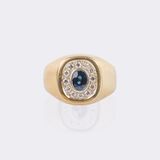 Saphir Diamant Ring - Bild 1