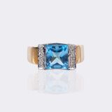 Topas Brillant Ring - Bild 1