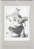 A graphic calender with 12 original art prints - image 5