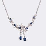 Saphir-Brillant-Collier - Bild 1