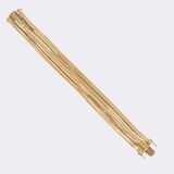 Mehrreihiges Vintage Goldarmband - Bild 2