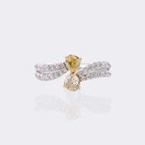 Fancy Diamond Ring Toi-et-Moi - image 1